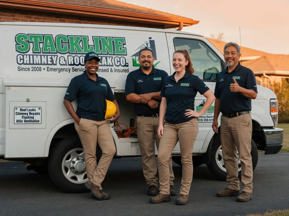 Chimney flashing repair company in Bates, OR